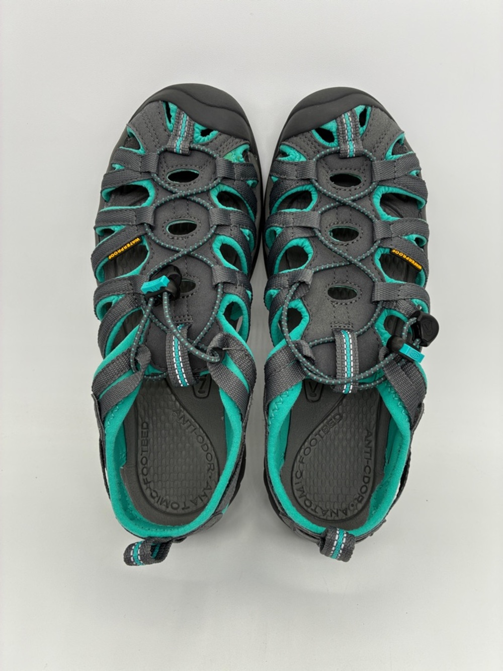 KEEN Women's Whisper Hiking & Walking Sandals in Dark Shadow/Ceramic | Size: 9 - Picture 13 of 15